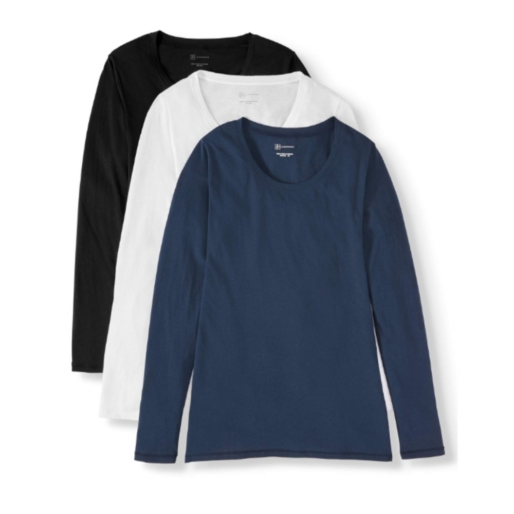 3 Pack of Everyday Long Sleeve T-Shirts